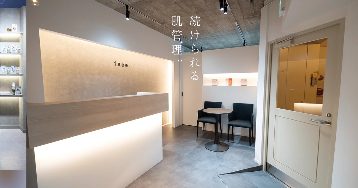face. 中目黒店の外観